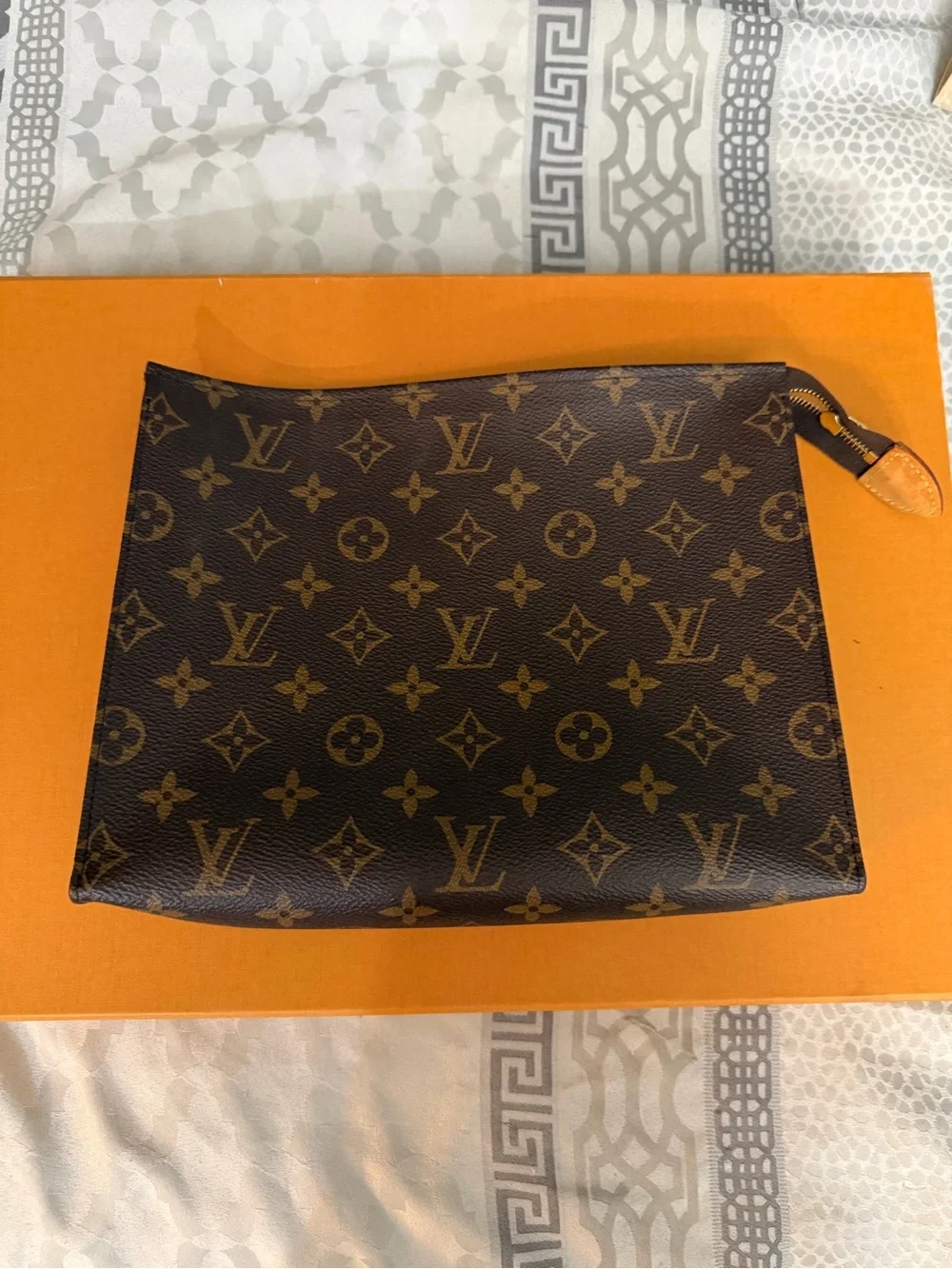 Louis Vuitton Brown Monogram Canvas Toiletry Pouch